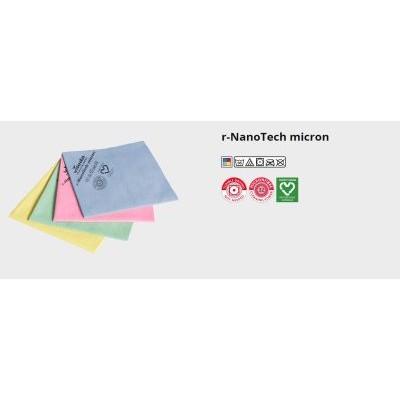 Micro cloth blue r-NanoTech, VILEDA, 5 pcs